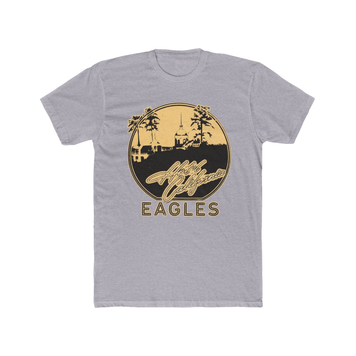 Eagles Premium Carbon T Shirt Hotel California (Black) (Back Print) - alternate angle 3, merchandise