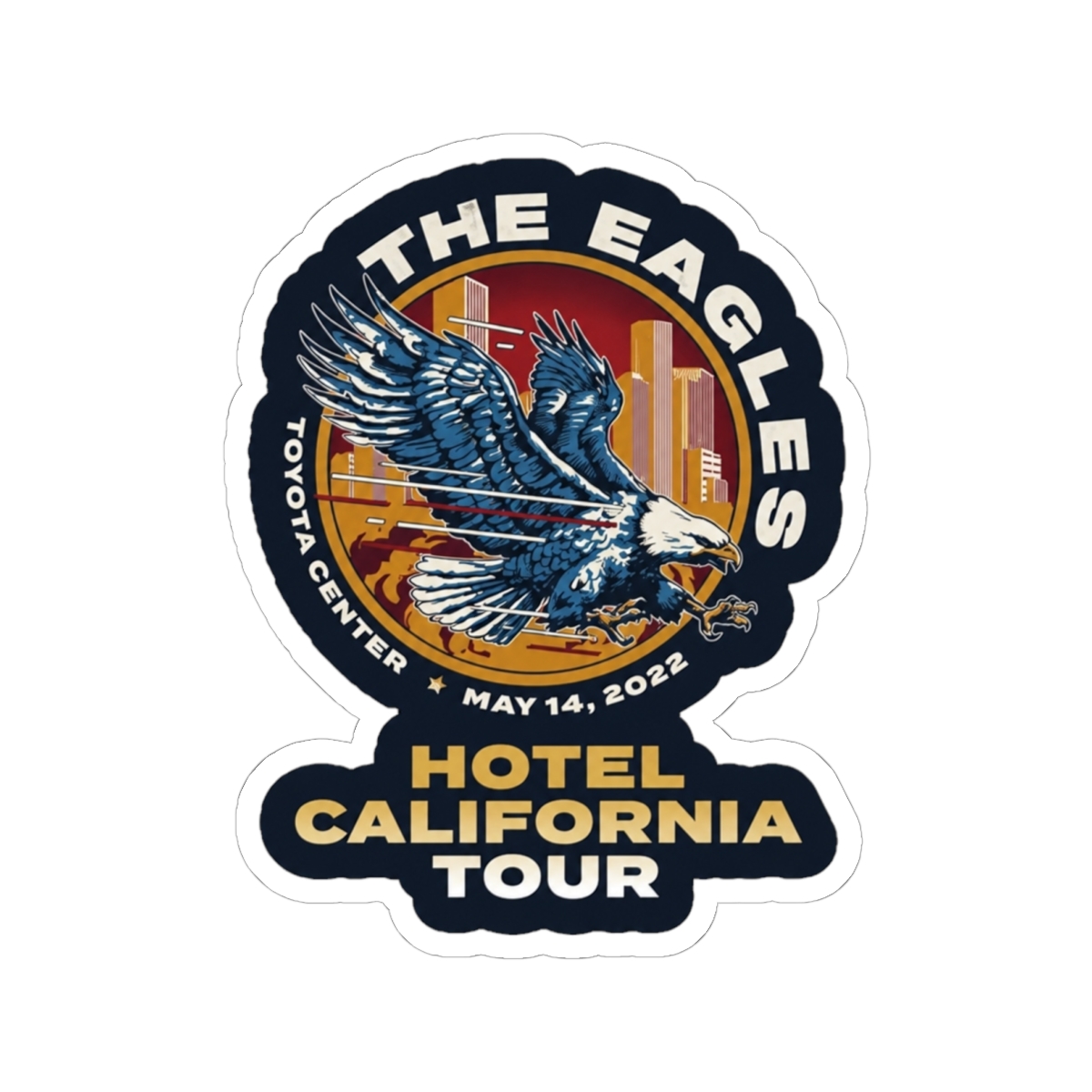 EAGLES BAND Sticker - alternate angle 2, merchandise