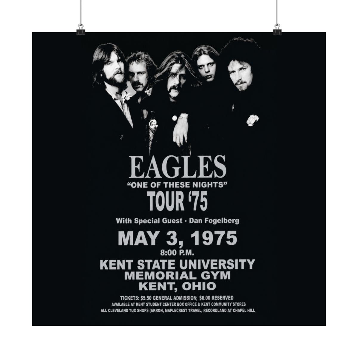 Eagles Band Metal Prints - alternate angle 2, merchandise