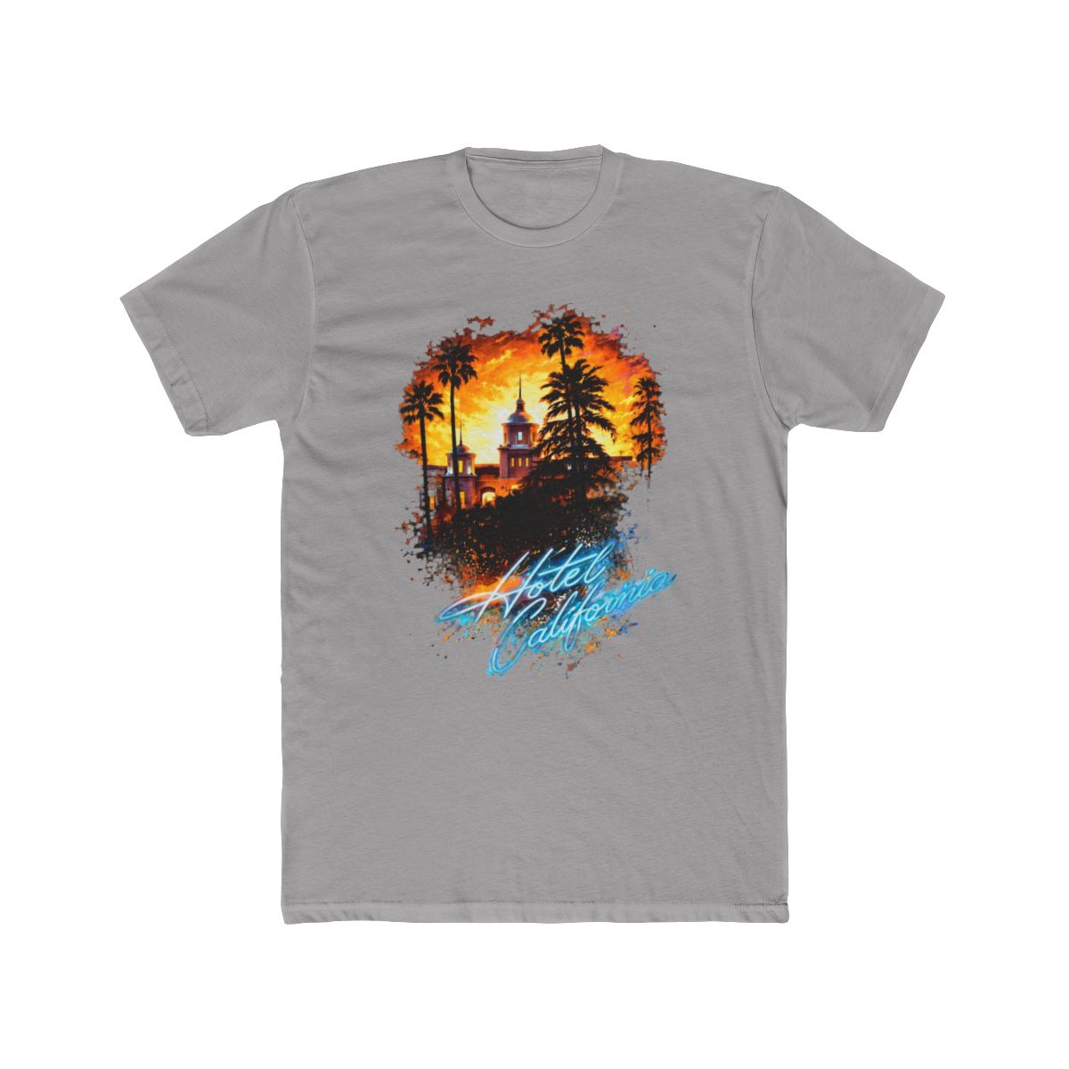 Eagles Hotel California Halftone T Shirt - alternate angle 2, merchandise